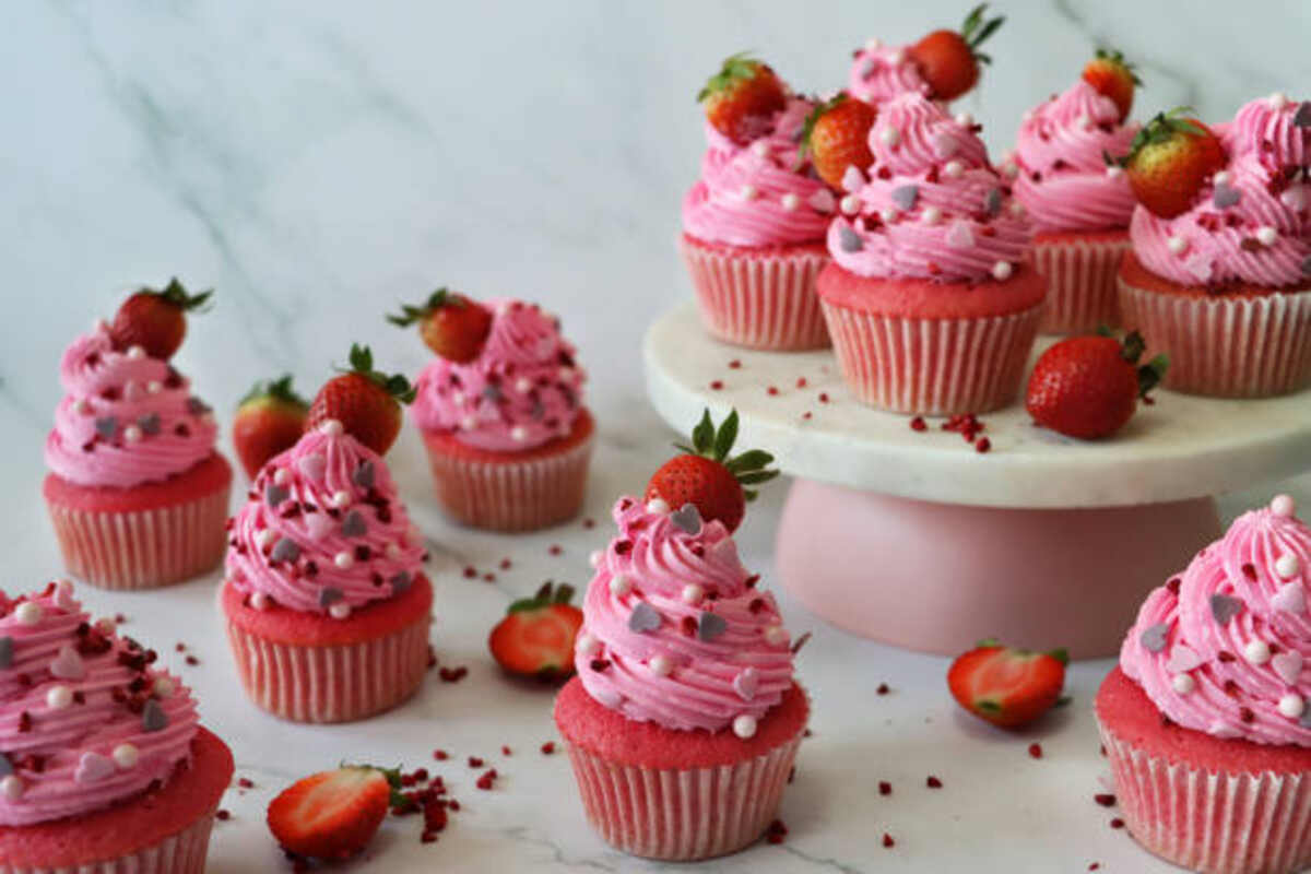 Strawberry Cake Shapes