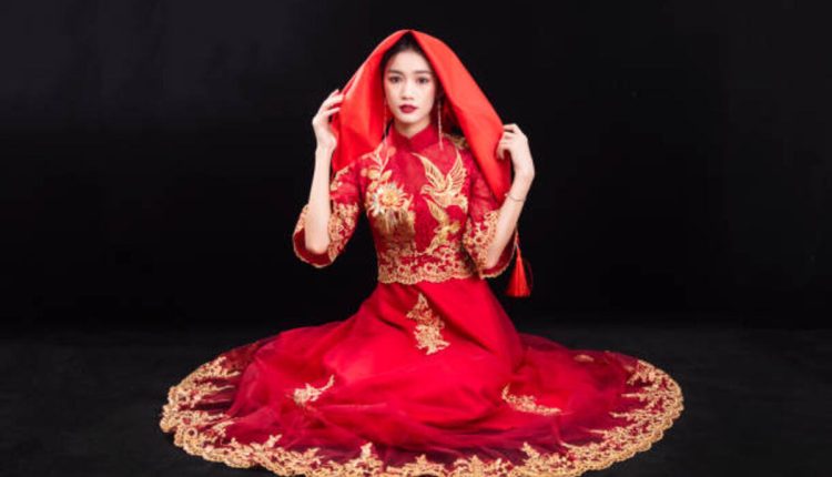 The Red Sharara Dress