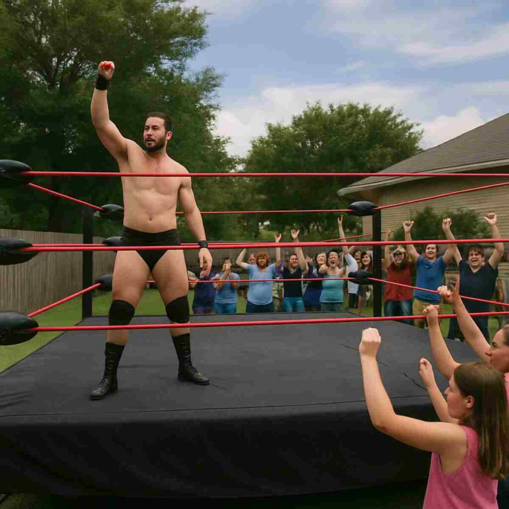 micro wrestling show for parties