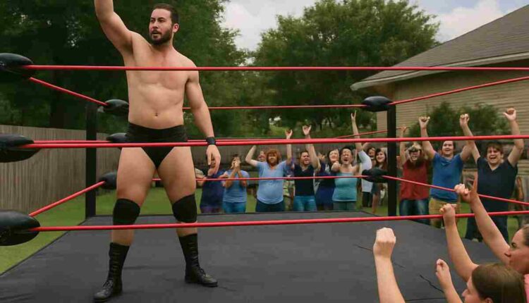 micro wrestling show for parties