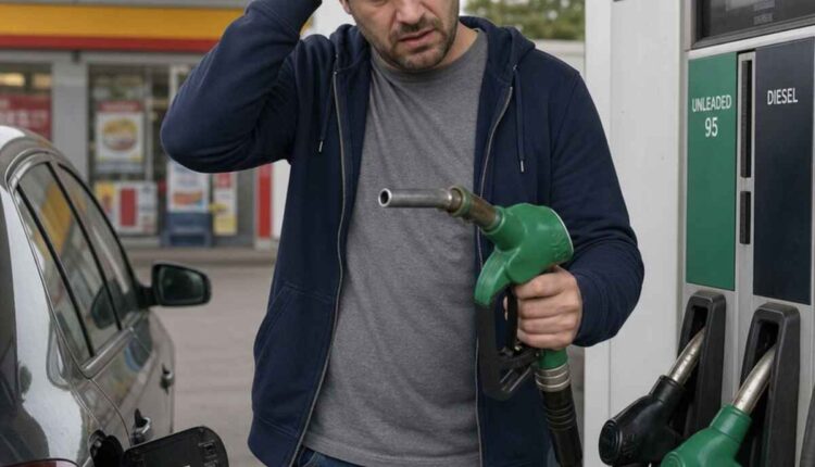 Wrong fuel in car